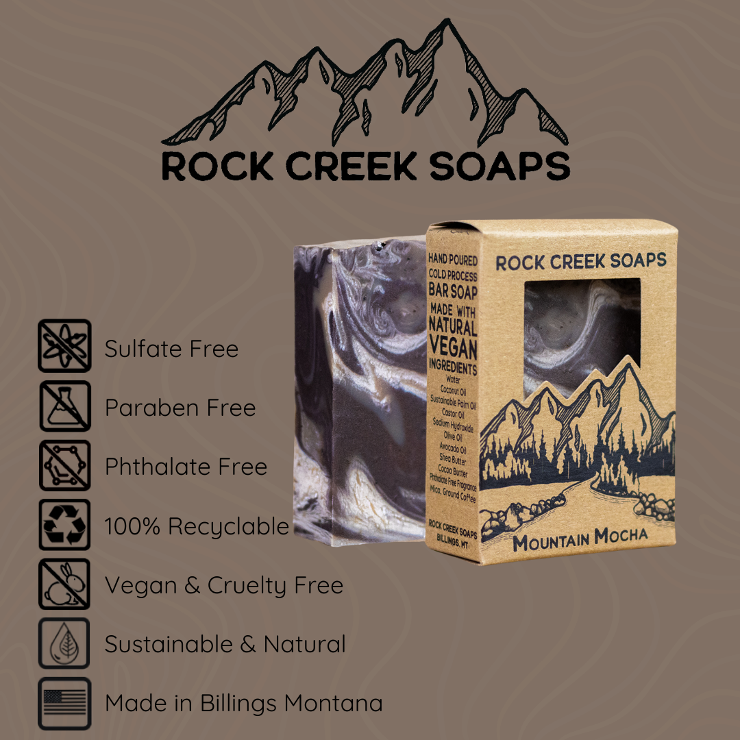 Rock Creek Soaps - Wholesale Bar Soap - Mountain Mocha Bar Soap | Espresso & Sweet Cream5