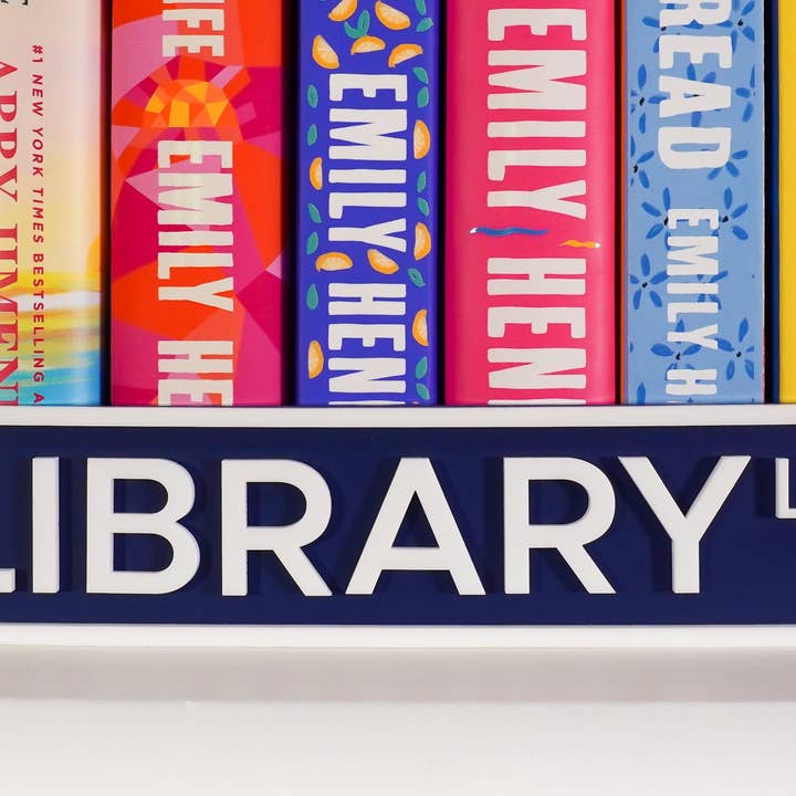 Chapter & Craft Studio - Wholesale Sign - Library Lane Acrylic Street Sign2