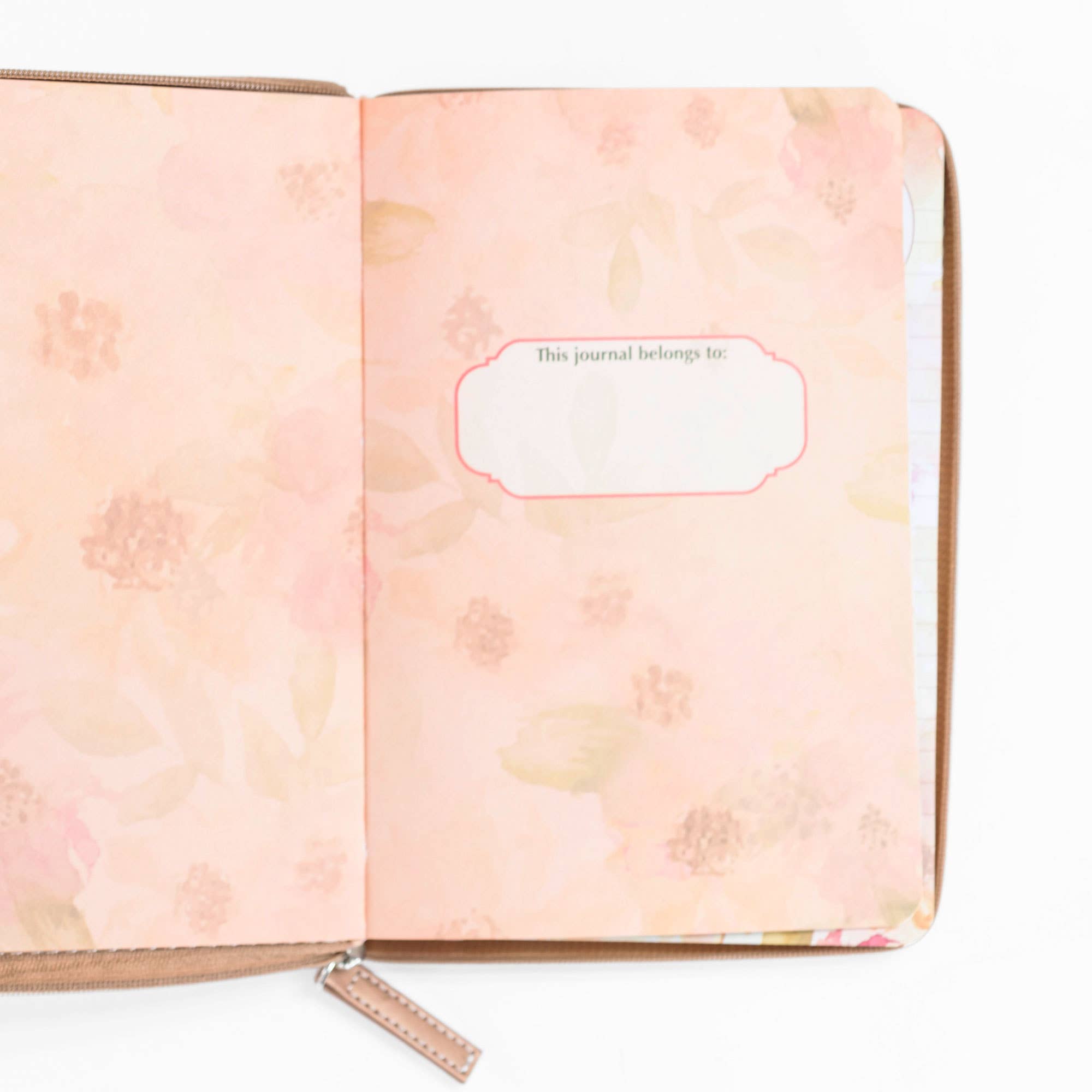 Divinity Boutique - Wholesale Journal/Diary - Divine Details: Peach Flowers Journal2