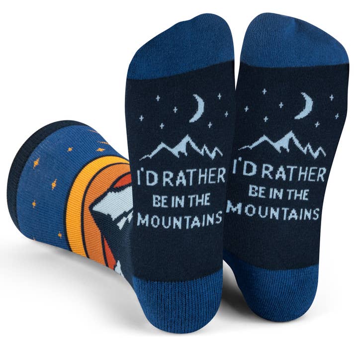 Lavley - Wholesale Socks - Unisex - I'd Rather Be In The Mountains Socks