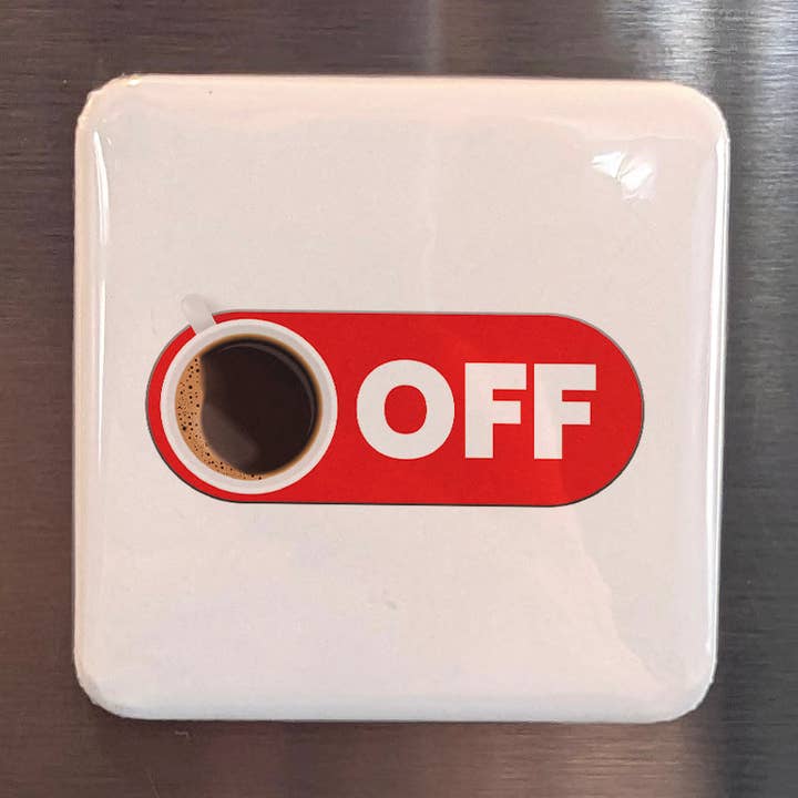 Coffee Toggle Fridge Magnet for wholesale by PhiloPerse