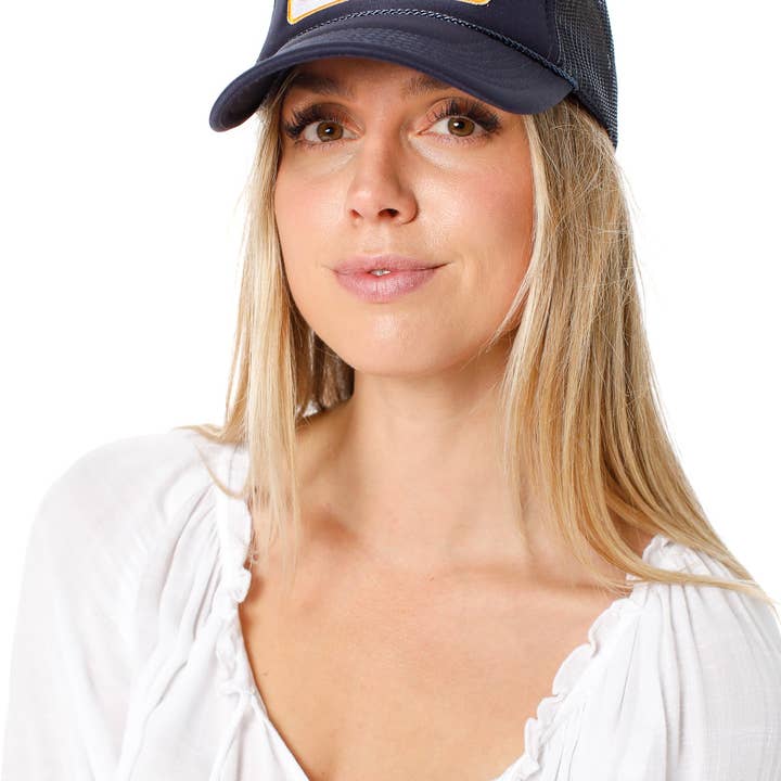 Keep It Salty Trucker Hat in Navy for wholesale on Faire3