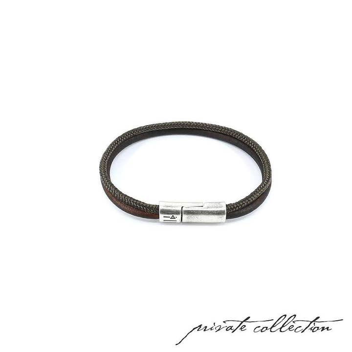 Men's Bracelet | Linea - Cuir&Marron for wholesale by Être - Bracelets & Accessories