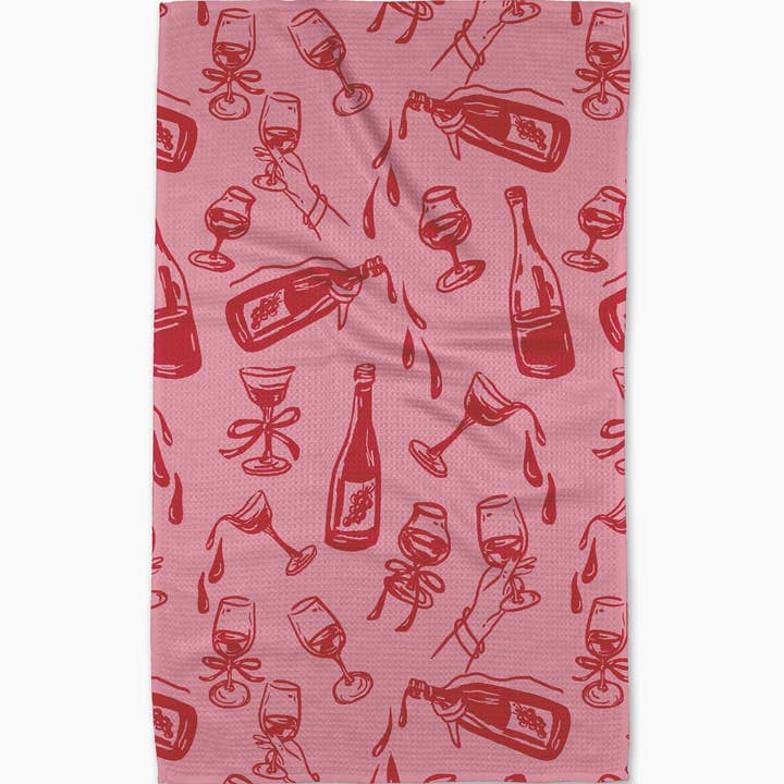 Geometry - Wholesale Tea Towel - Wining and Dining Tea Towel0