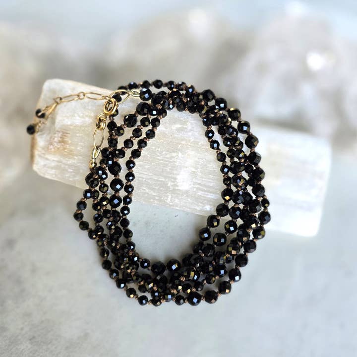 Abigaile Wrap Bracelet or Necklace for wholesale by James & Jezebelle Jewelry