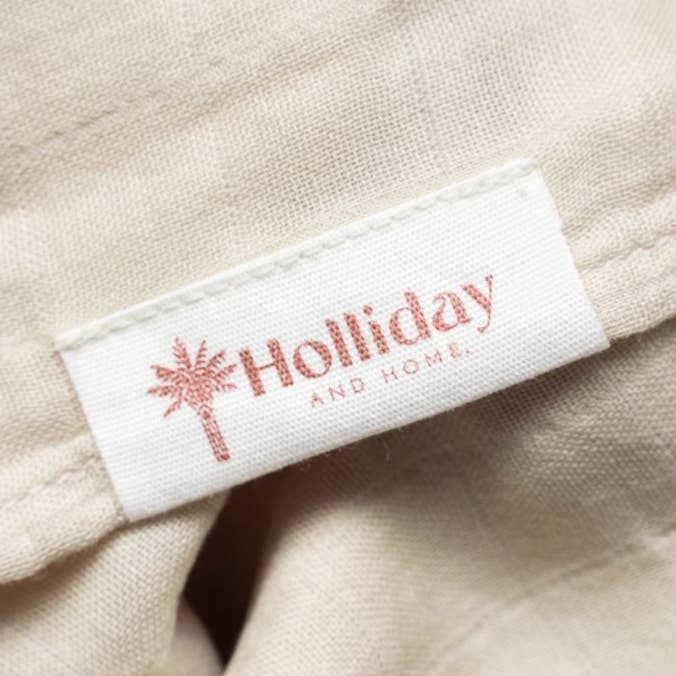Holliday och hem ~ PLAIN LUXE WRAP /SWADDLE - TAUPE för wholesale av Holliday and Home