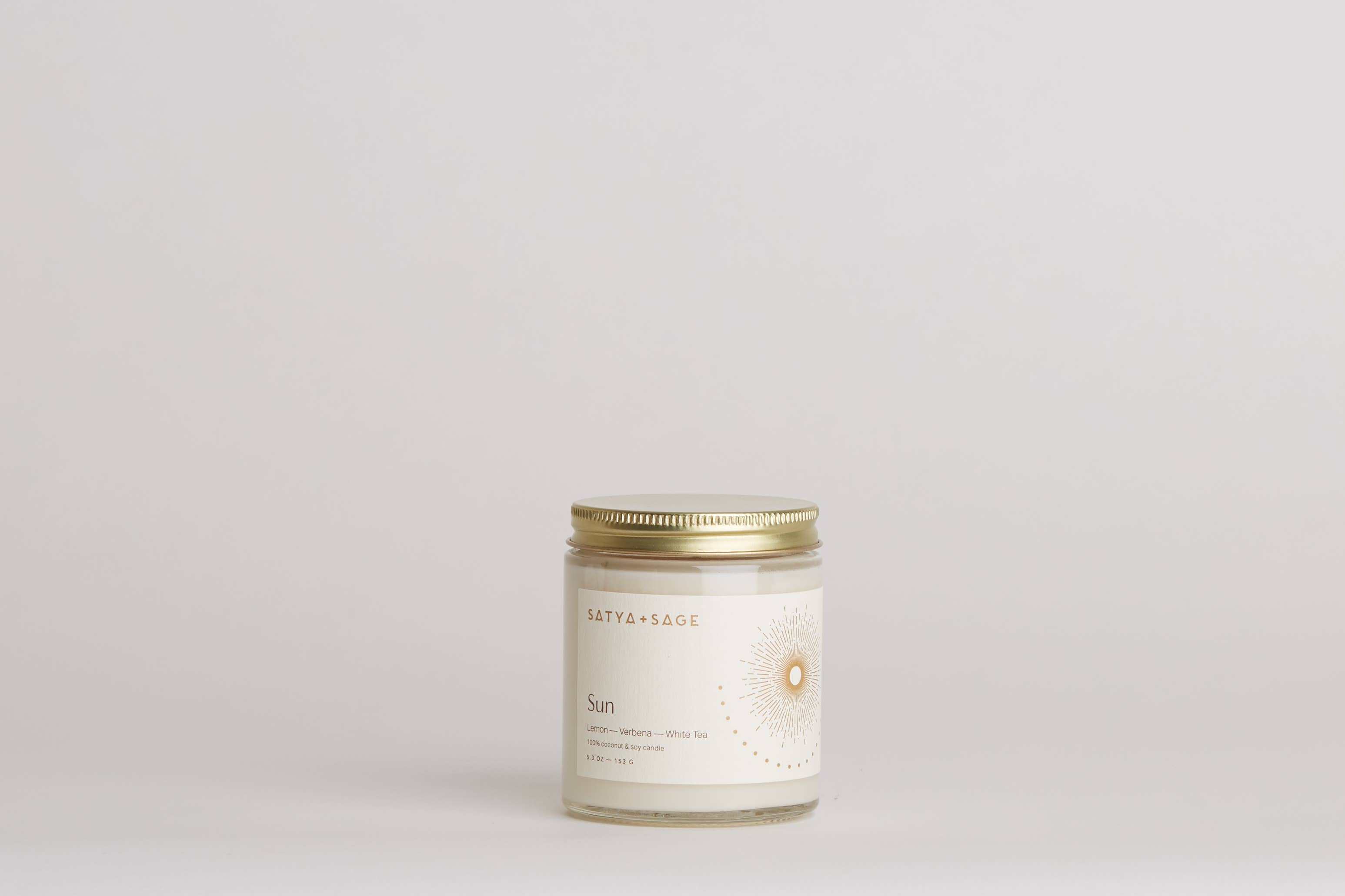 Satya + Sage - Wholesale Jar/Filled Candle - 5oz. Sun Candle