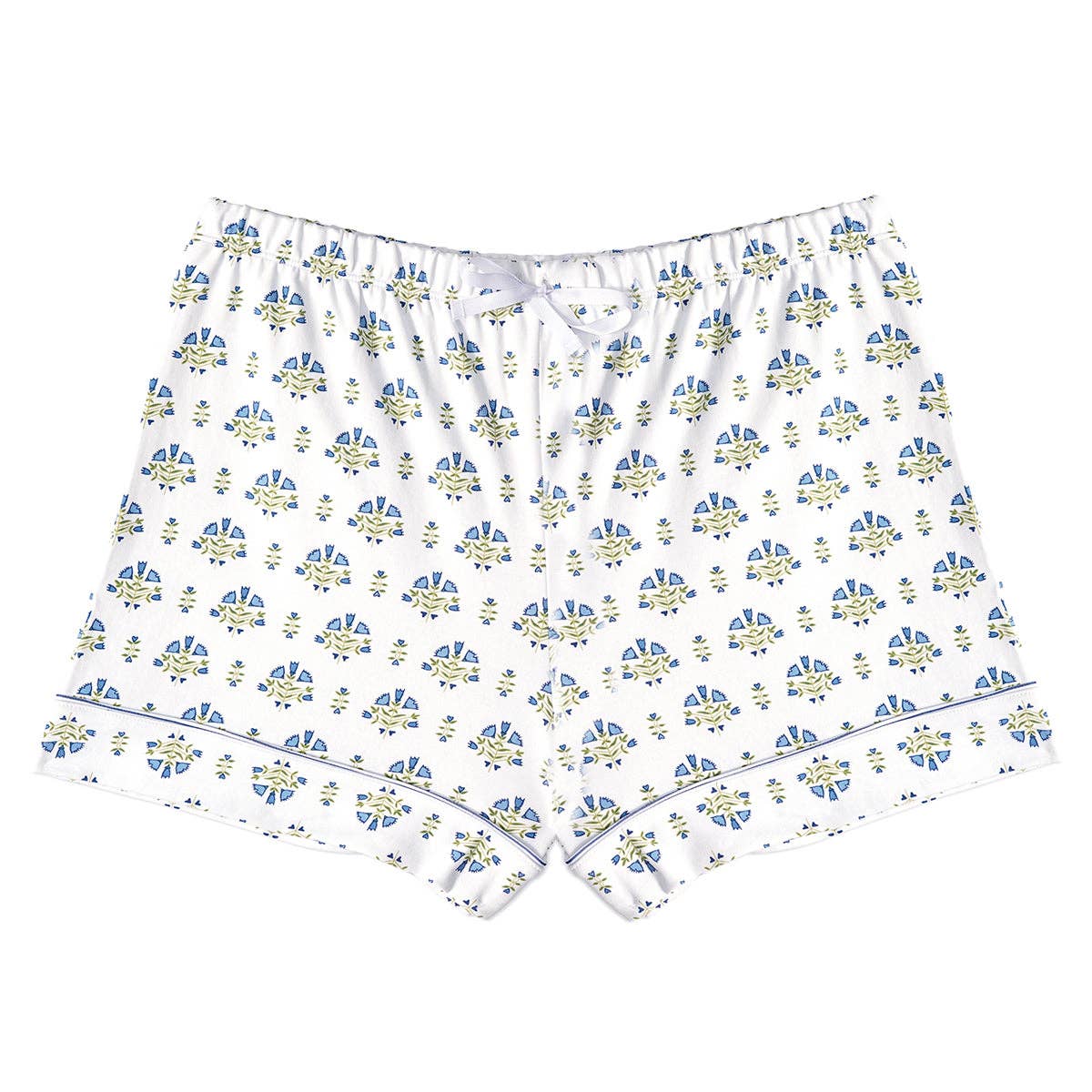 Lyre Flower Block PrintWomen’s Button Front Short Pajama Set for wholesale on Faire2