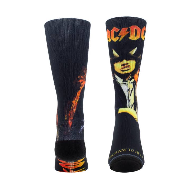 ACDC Highway til helvede Special Edition Sock for engroshandel hos Perri's Socks