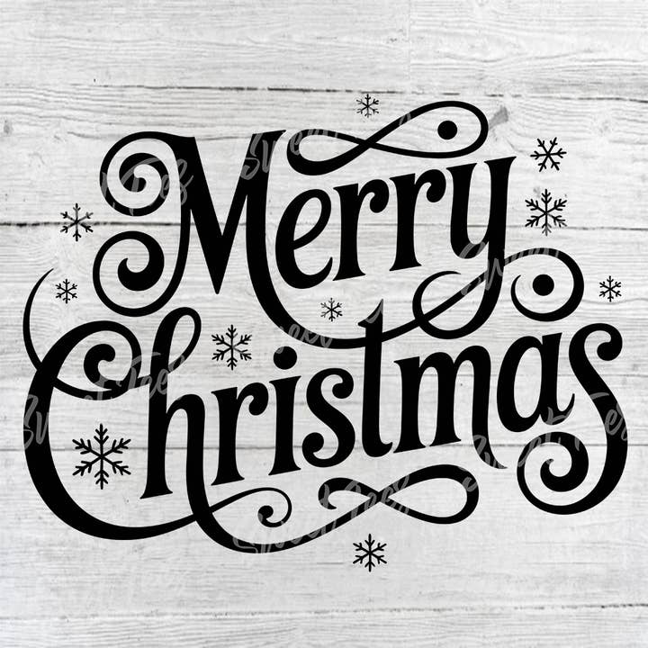 Merry Christmas Holiday Sublimation Transfer for wholesale by Sweet Tees