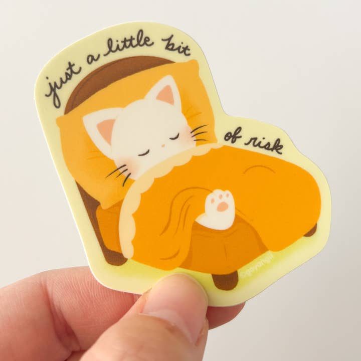 Little Risky Waterproof Vinyl Sticker for wholesale by goyangii