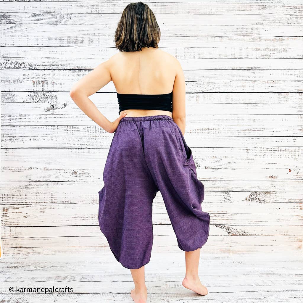 Karma Nepal Crafts – Großhandel Hose – Damen – Haremshose aus Baumwolle mit Spiralmuster8