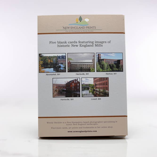 New England Prints - Wholesale Stationery/Notecard Set - Box of 5 All Occasion New England Mills Blank Note Cards1