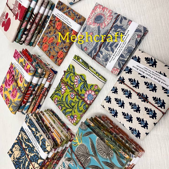 Meghcraft - Wholesale Notebook - Handmade Eco-friendly Recycled Paper Notebook-Handmade diary