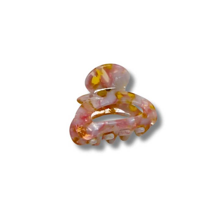 Hairjewelz by Elle - Wholesale Hair Clip - Women's - Hair Clip - Colourclaw S "Marble Rose Gold"2