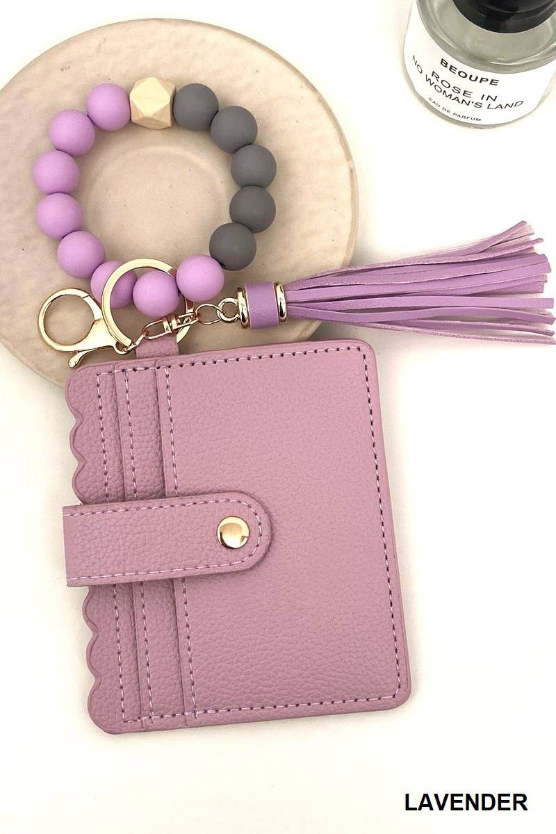 Vanilla Monkey - Wholesale Card Holder - Women's - Beaded Bracelet Keychain Card Holder Wallet6