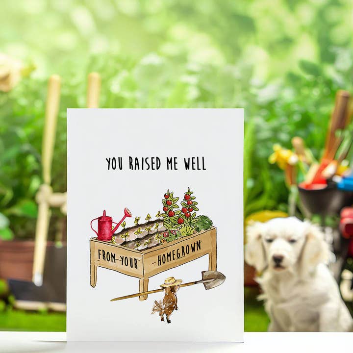 Liyana Studio - Wholesale Mother's Day Card - Gardener Raised Homegrown - Funny Mothers Day Card4