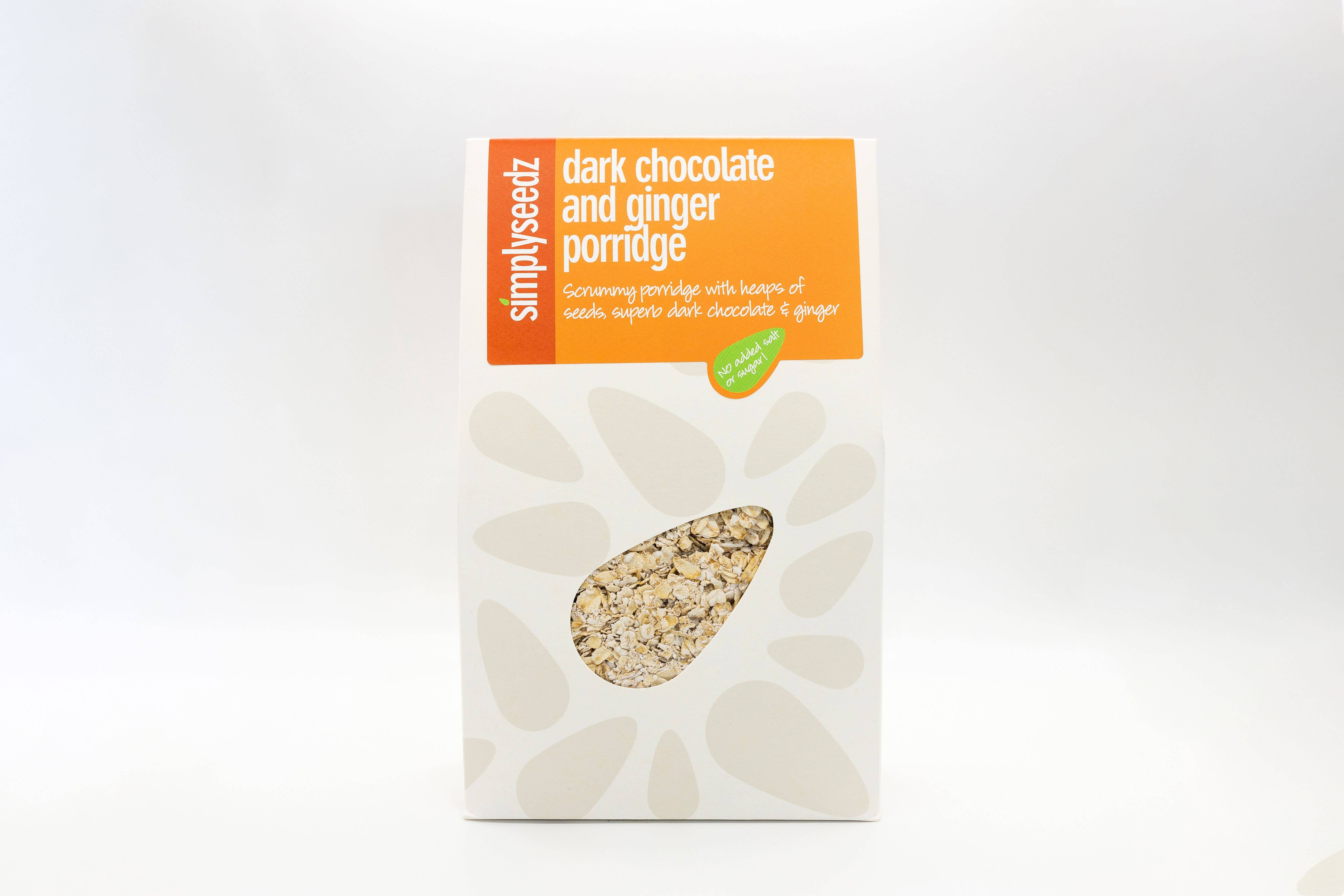 Simplyseedz – wholesale Oats – Porridge Oats with Seeds 500g - Flavour Dark Chocolate1