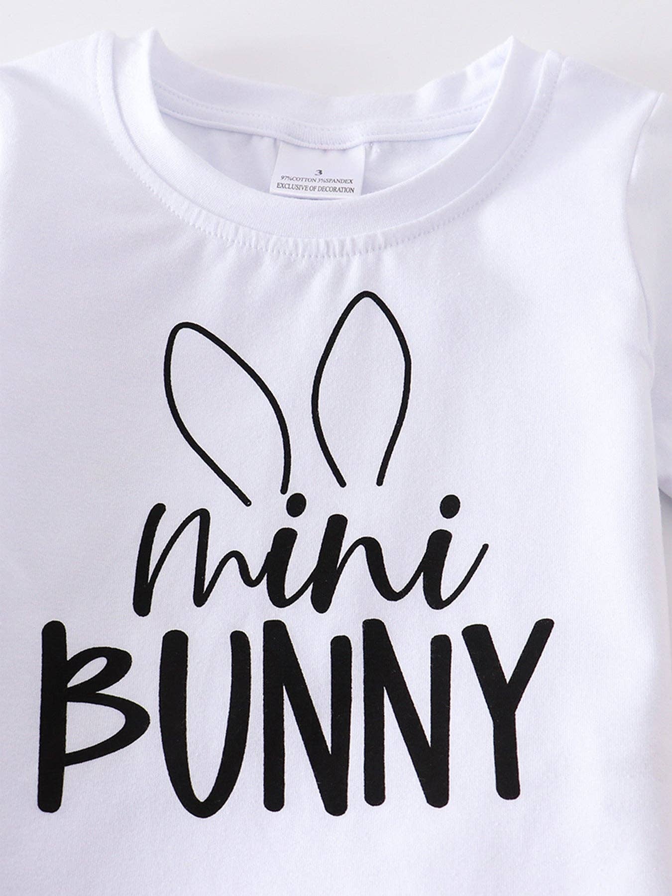 Rylee Faith Designs - Wholesale Top en rok-set - Kinderen - Paashaas Tutu Set1