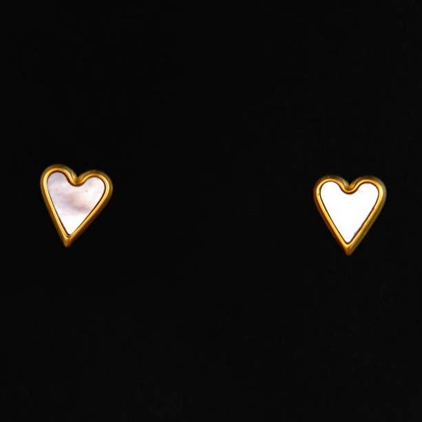 Belle Heart Oorknopjes voor wholesale door Steward & James