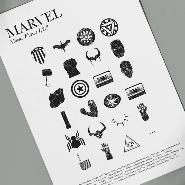 French Pair - Wholesale Poster - Marvel poster - 30x40cm2