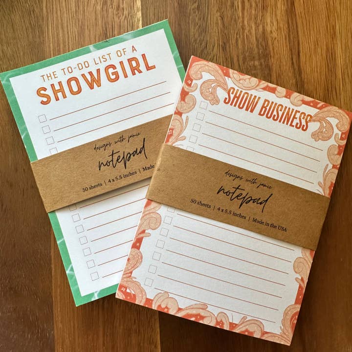 To Do List Shwgrl Notepad for wholesale by Designs with Jamie