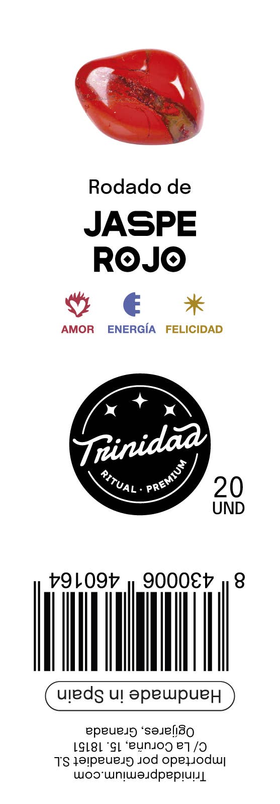 trinidad - Wholesale Spiritual Stone/Crystal - Red Jasper bag 20 units2