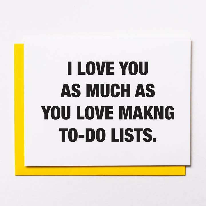 Liebe es, To-Do-Listen zu erstellen für den Großhandel von Whatever Forever Press