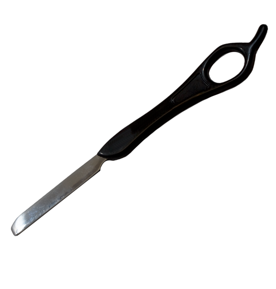 sesioMWorld - M·O·I Professional - Vendita all'ingrosso Forbici per capelli - Coltello professionale per taglio e scolpitura con impugnatura nera0