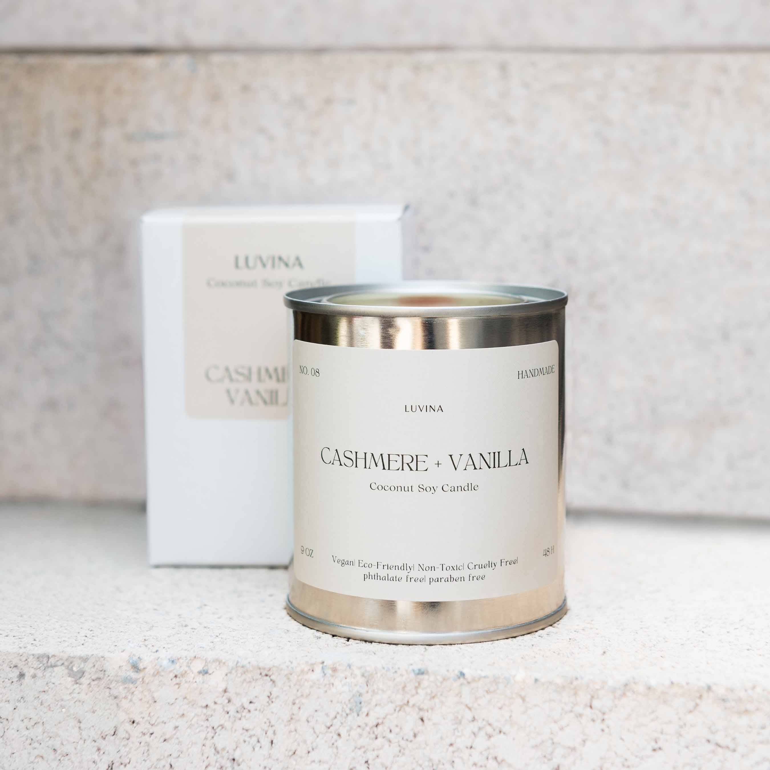 Luvina - Wholesale Jar/Filled Candle - Cashmere + Vanilla1