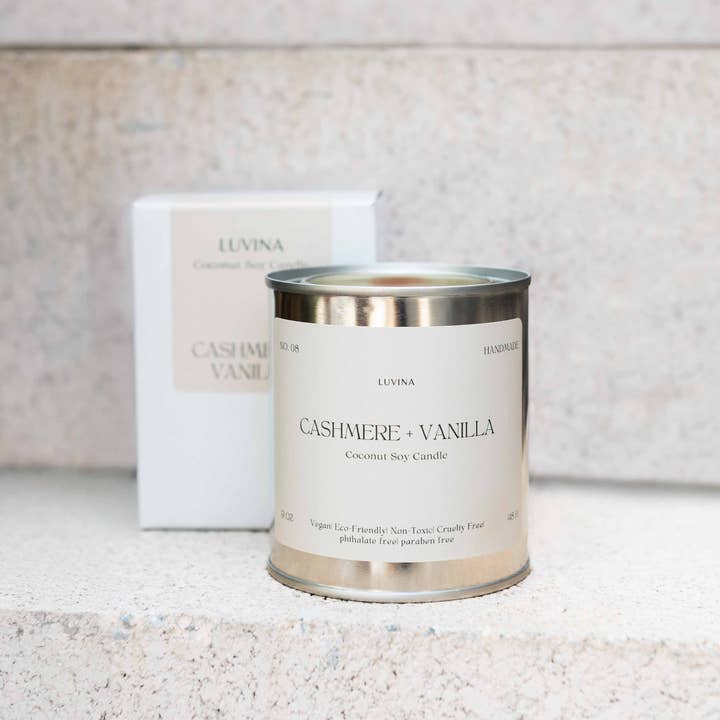 Luvina - Wholesale Jar/Filled Candle - Cashmere + Vanilla1
