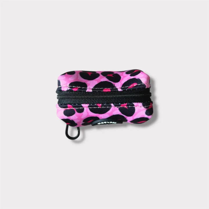 Piggy Pet - Wholesale Pet Treat Bag - Dog - Blush Leopard Bag Holder1