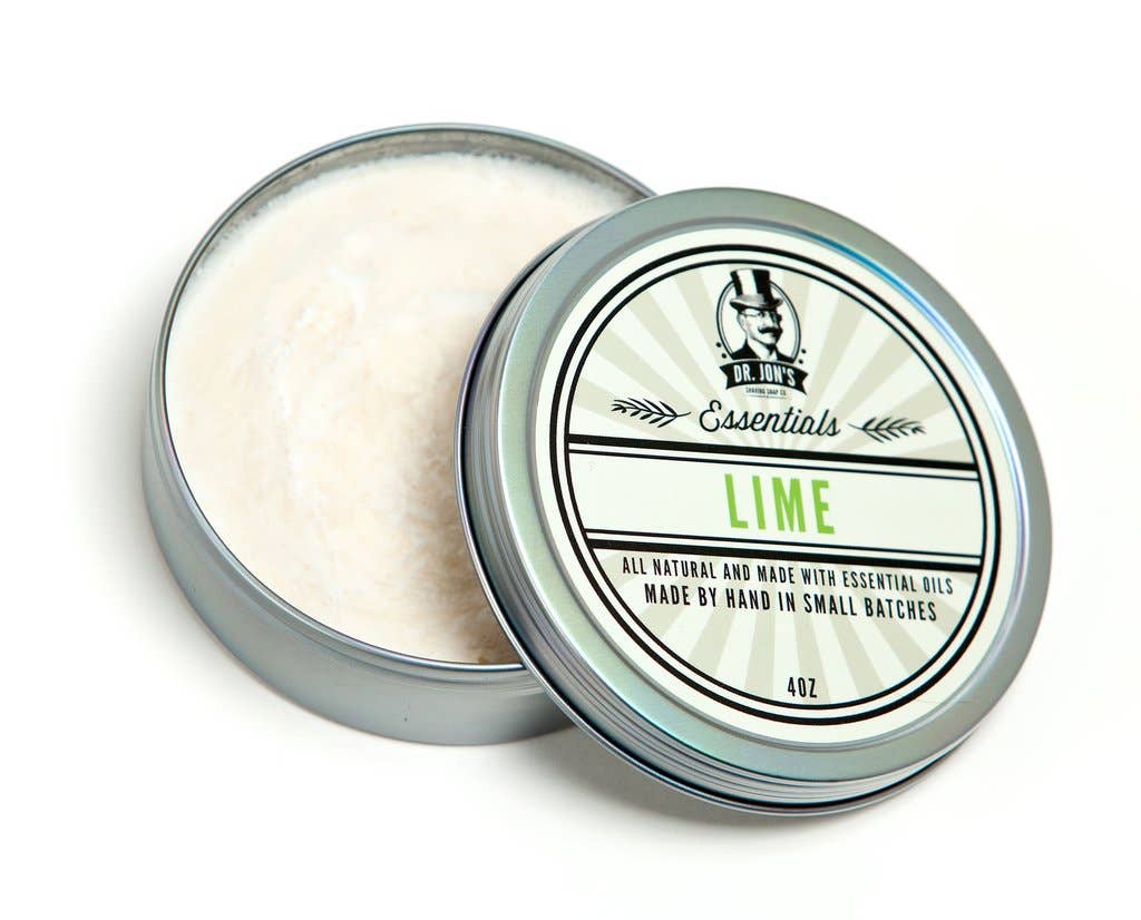 REMOVED BRAND - Wholesale Shave Soap - Men's - Dr. Jon's Essentials Lime Shaving Soap1