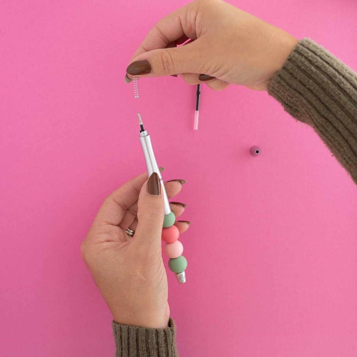 Cara & Co Silicone Craft Supply - Wholesale Pen - Beadable Plastic Pens13