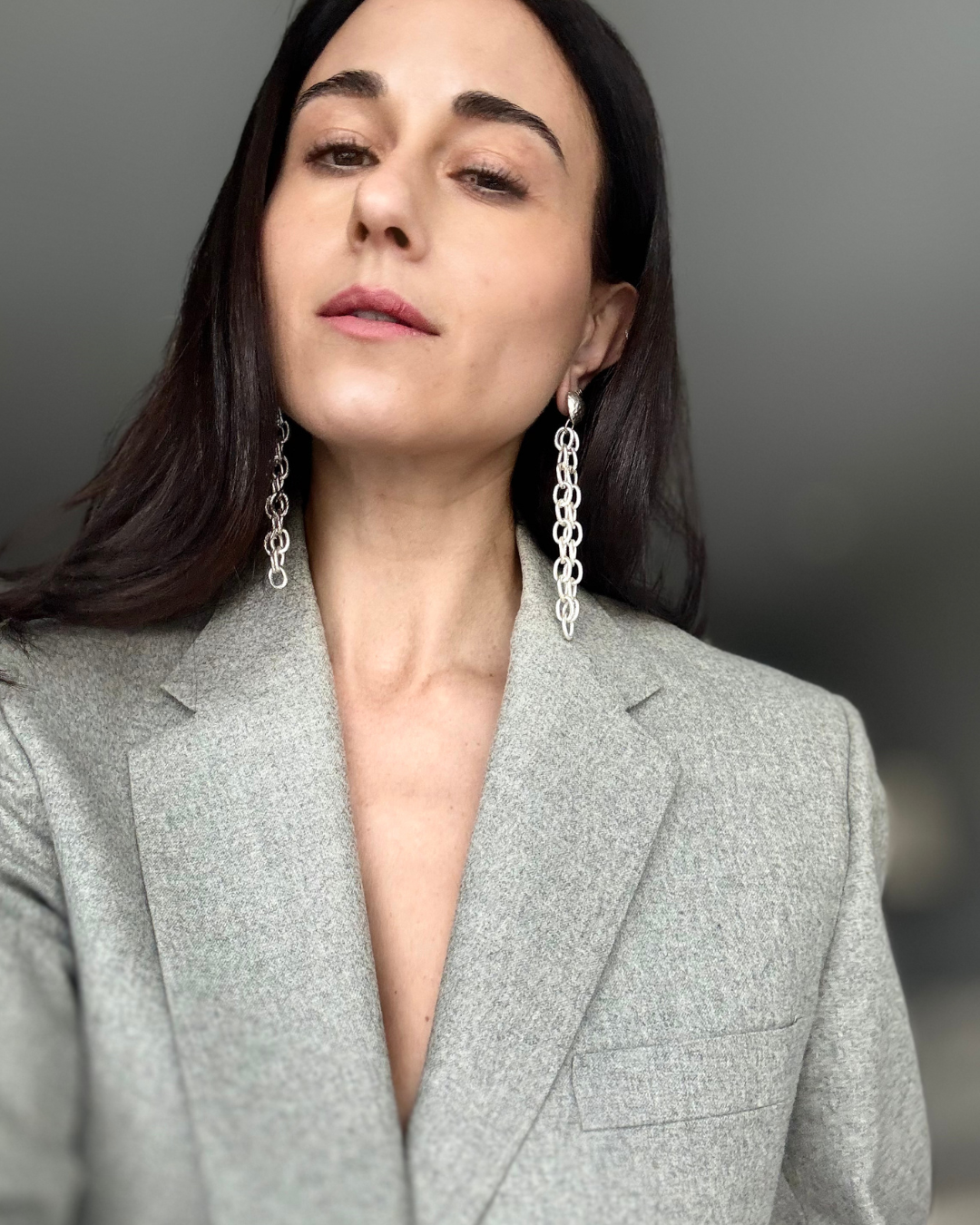 WILYMI Jewelry Co – wholesale Dangle earrings – Draping Chain Earrings | Silver Plated RoundTop8