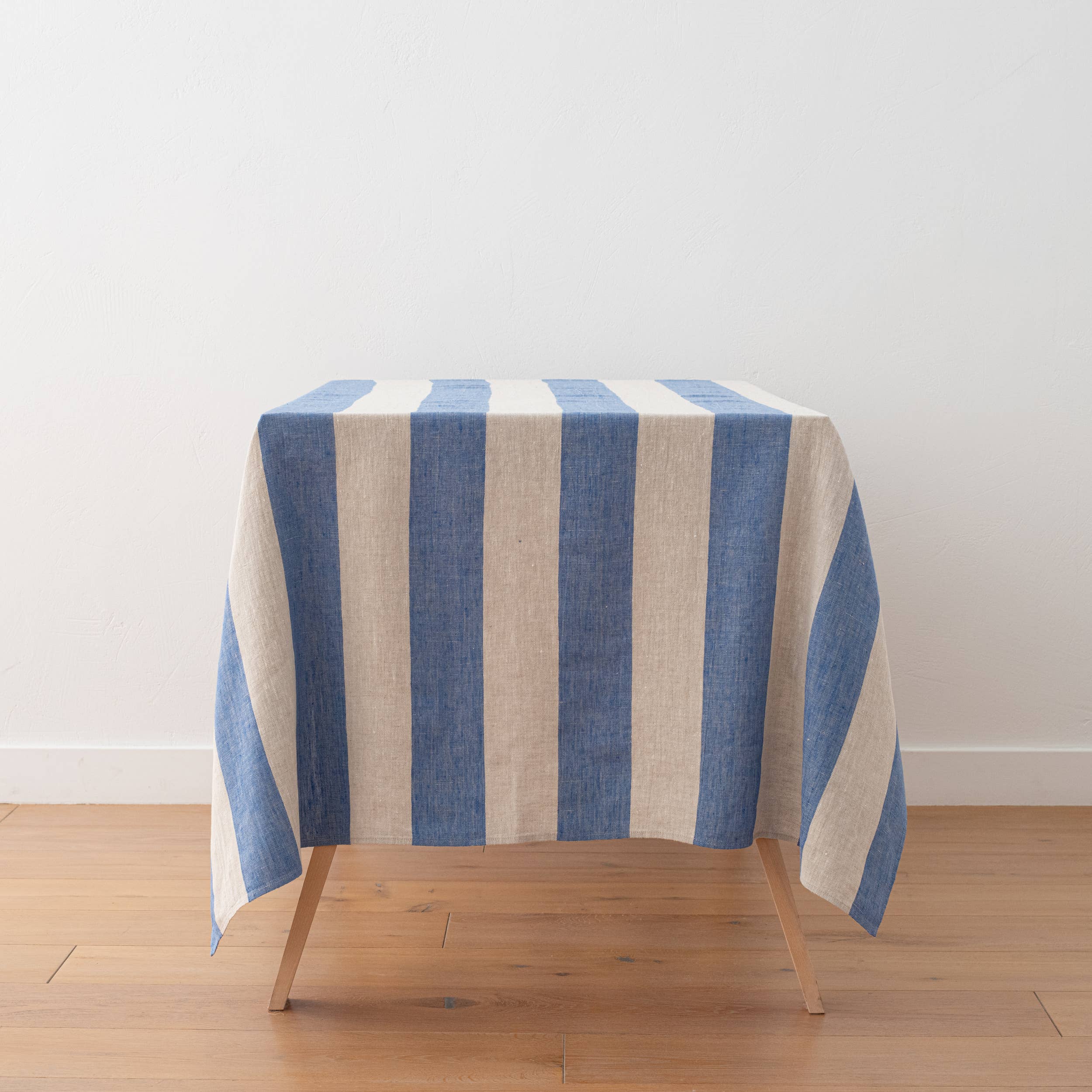 bleu Nappe en lin bleu naturel Venise en vente sur Faire4