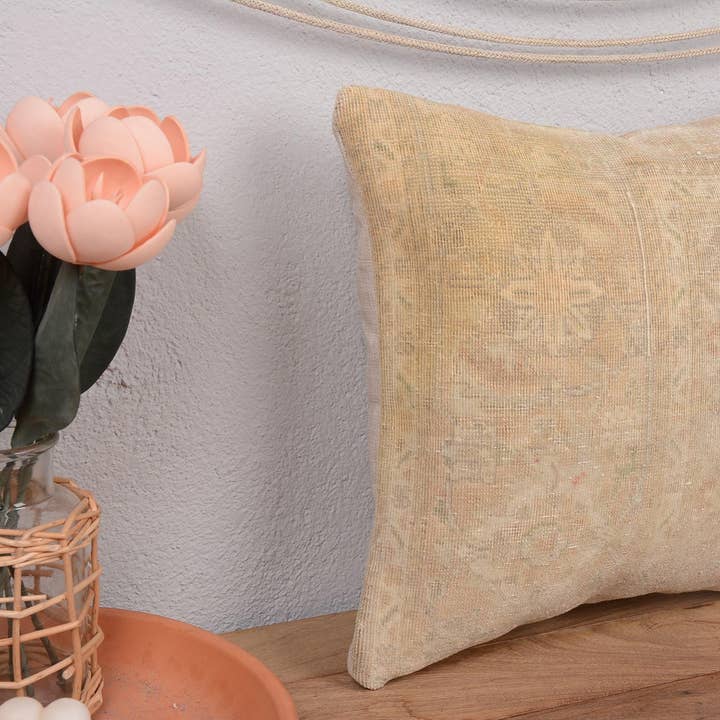 Vintage türkisches Kilim-Kissen 14x14 Heimdekoration für den Großhandel von Kilim Pillow Decors