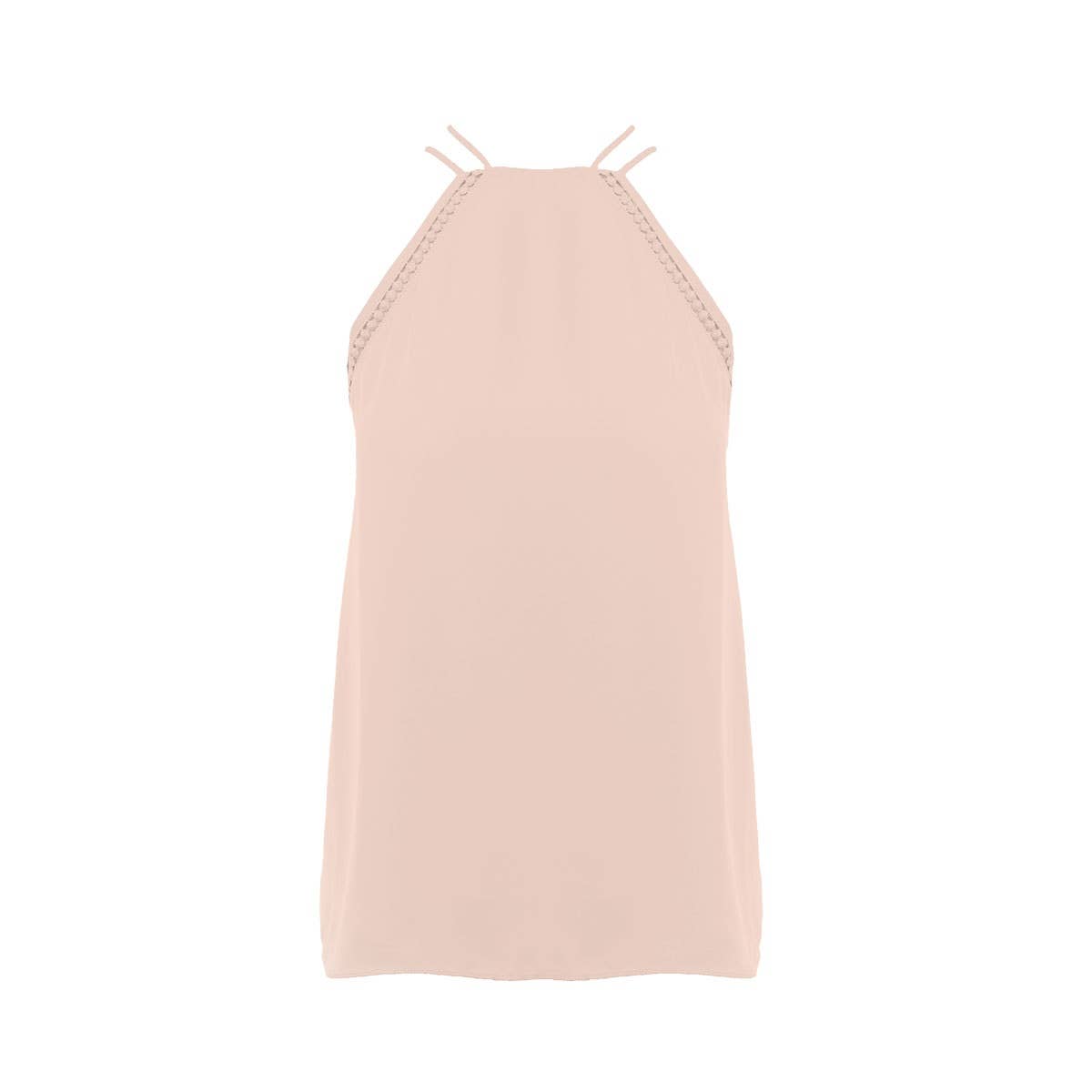 Naked Zebra Rack - Wholesale Tank Top - Women's - Double Spaghetti Strap Halter Neck Cami1