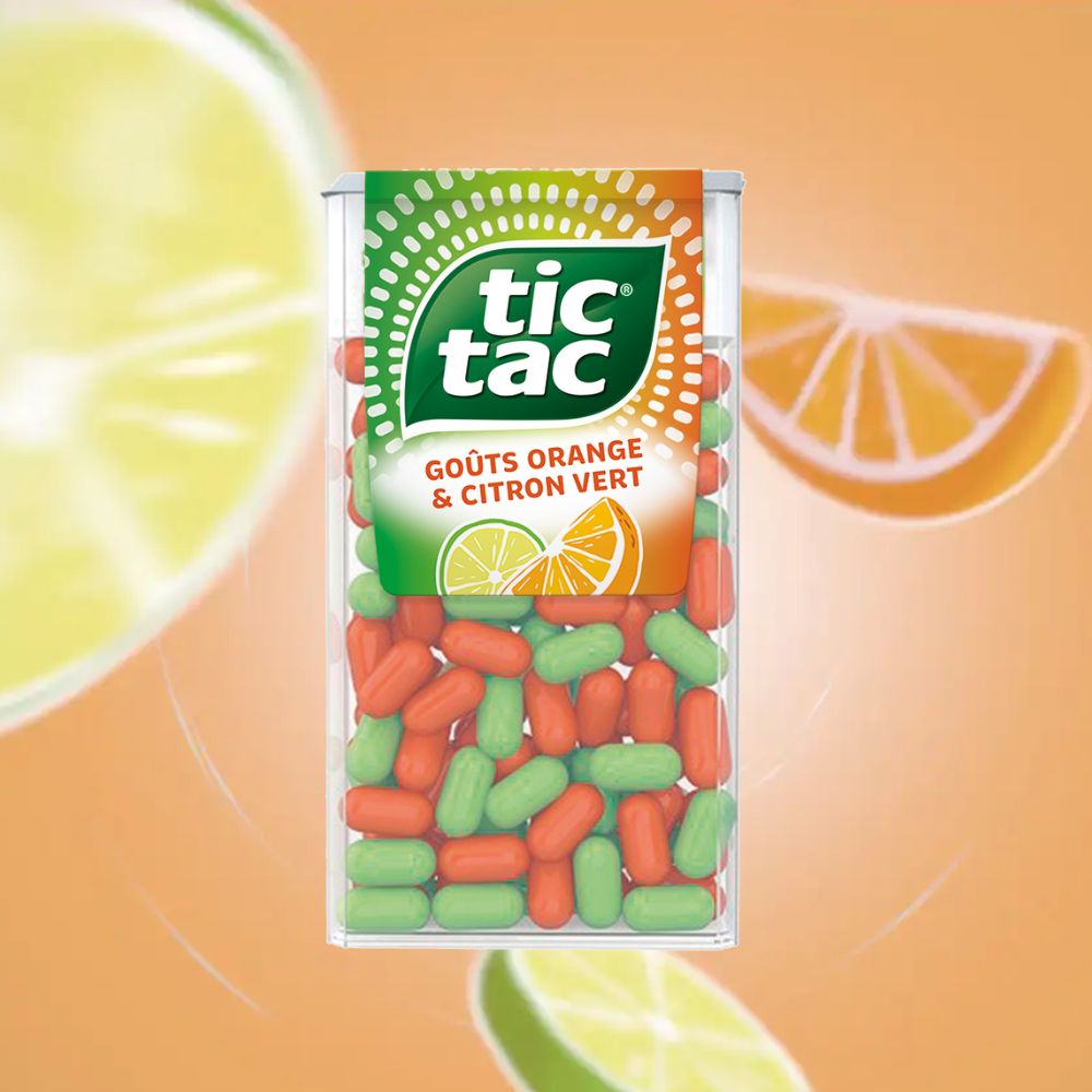 123bonbon – wholesale Mints – Ferrero Tic Tac Duo - Orange/Lemon 2