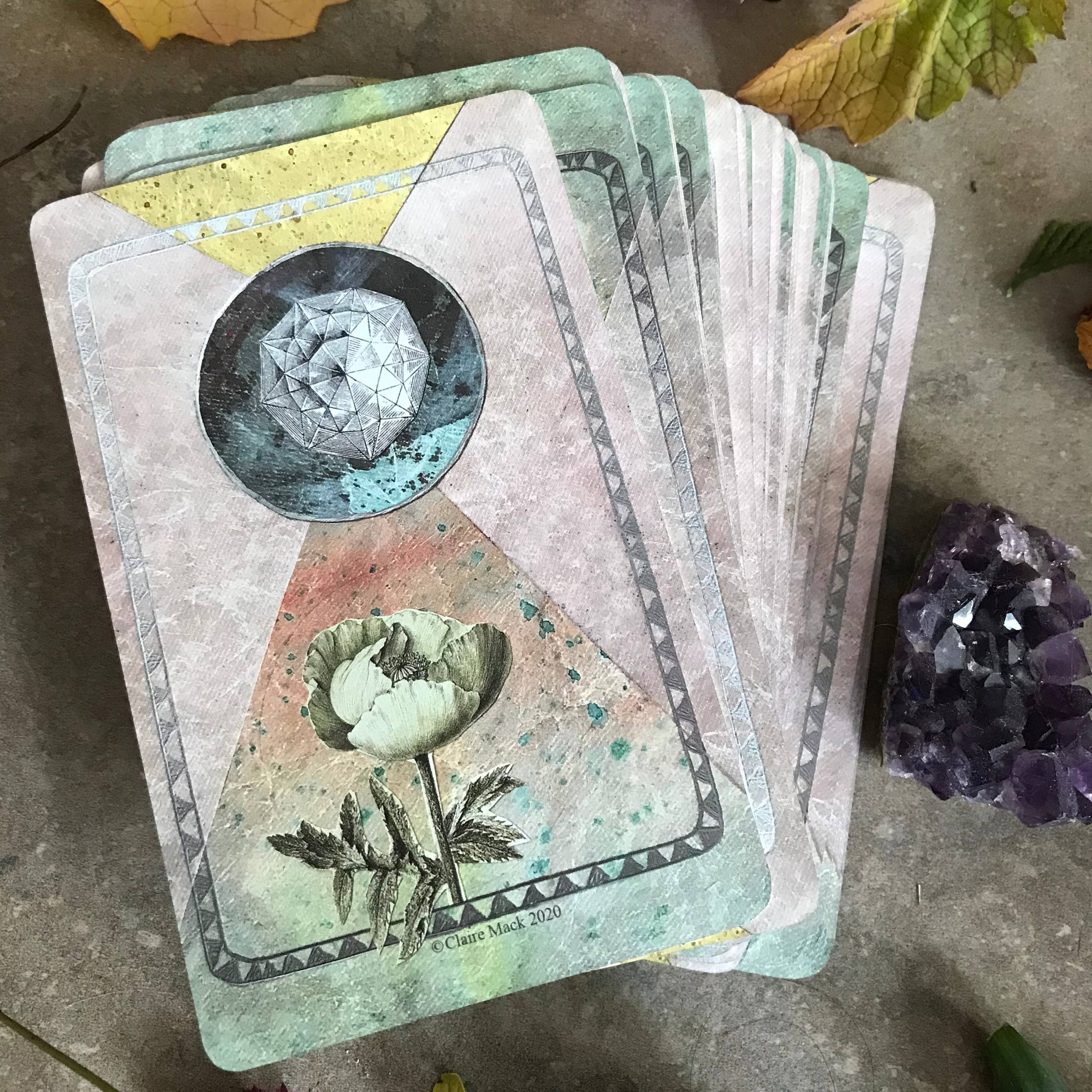 Claire Mack Arts – wholesale Tarot cards – The Faceted Garden Oracle Card Deck8