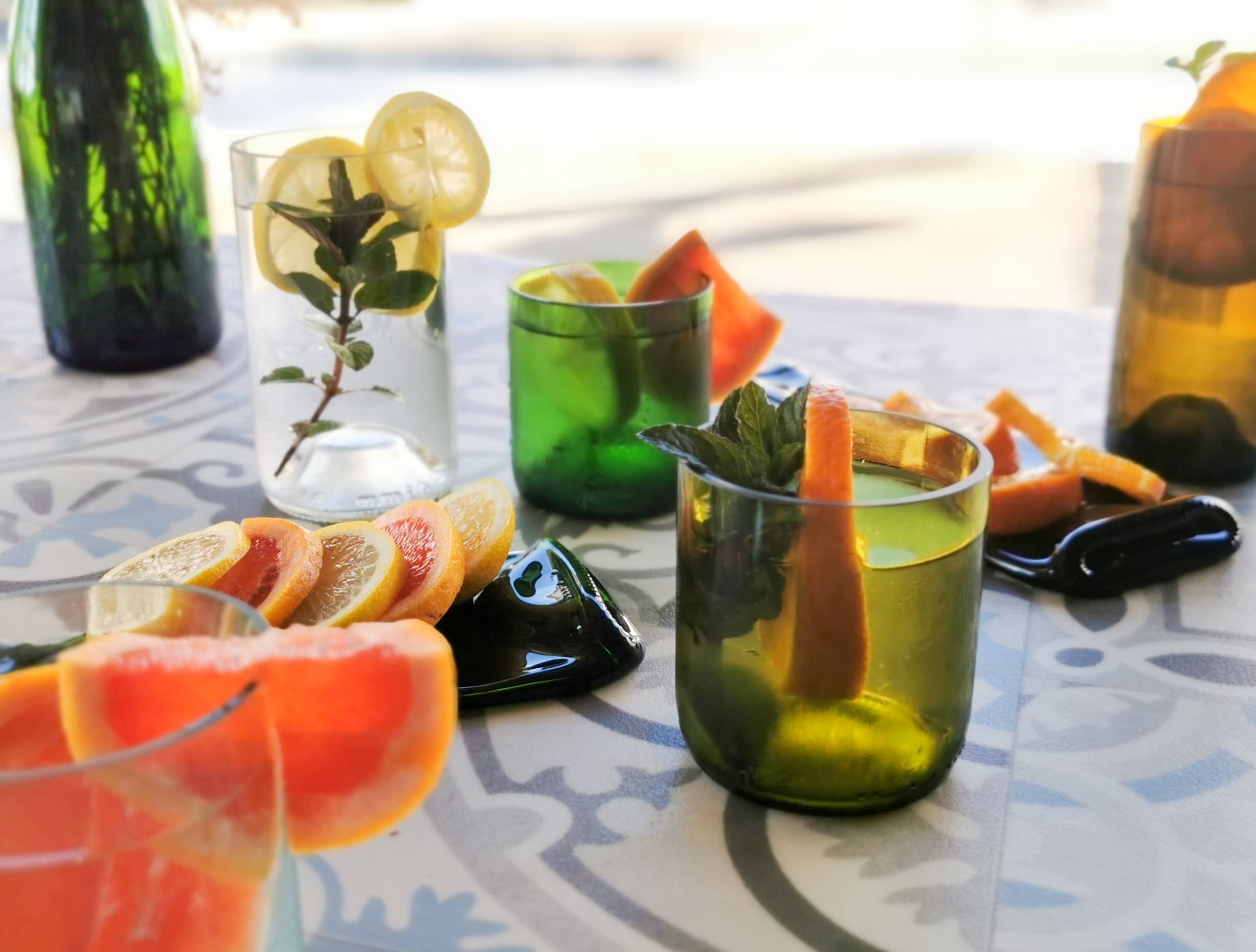 PLATES & Culotées - Vente Verre/tasse - TASSES VERRINES Culotées vertes9