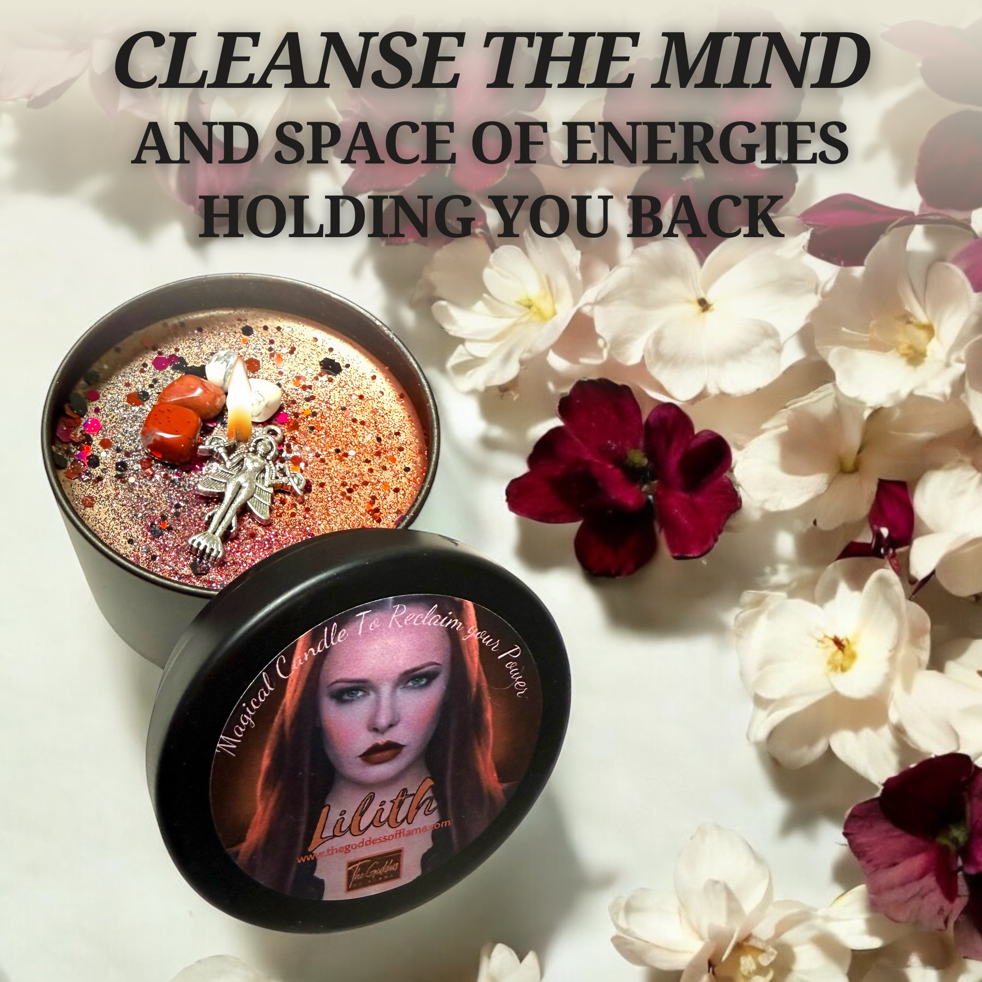 The Goddess of Flame - Wholesale Jar/Filled Candle - Lilith Summoning Spell Candle9