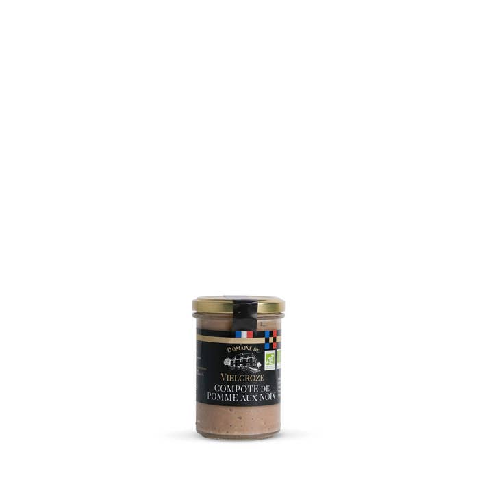 Domaine de Vielcroze – wholesale Jam/jelly – Organic Apple Compote with Walnuts 200 Gr