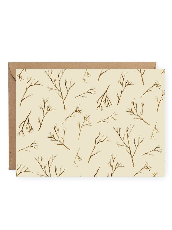 Winter Branches Card for wholesale by Jo Creative Co