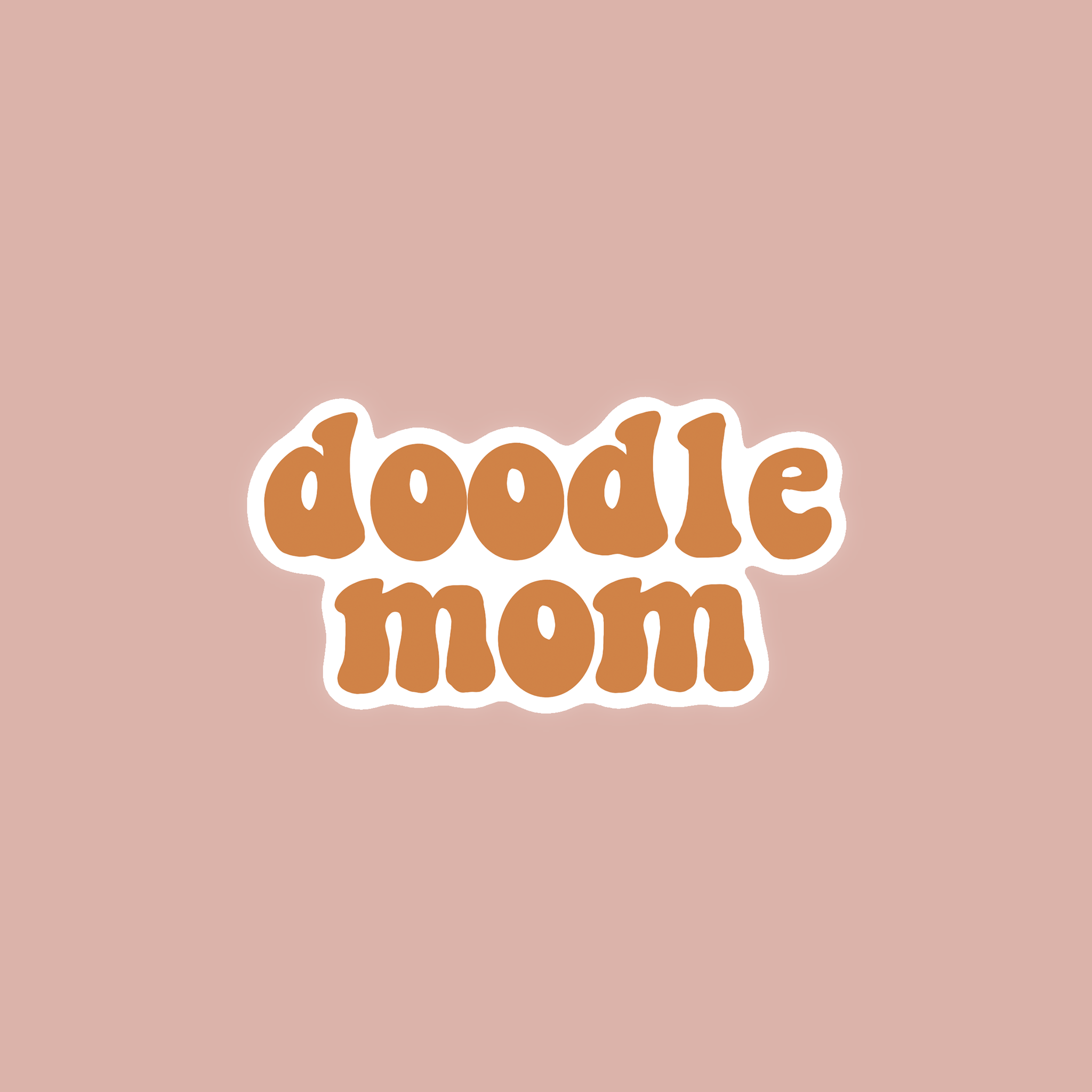 Delmarva Stickers - Wholesale Sticker - Doodle Mom - 3" Wateproof Sticker0