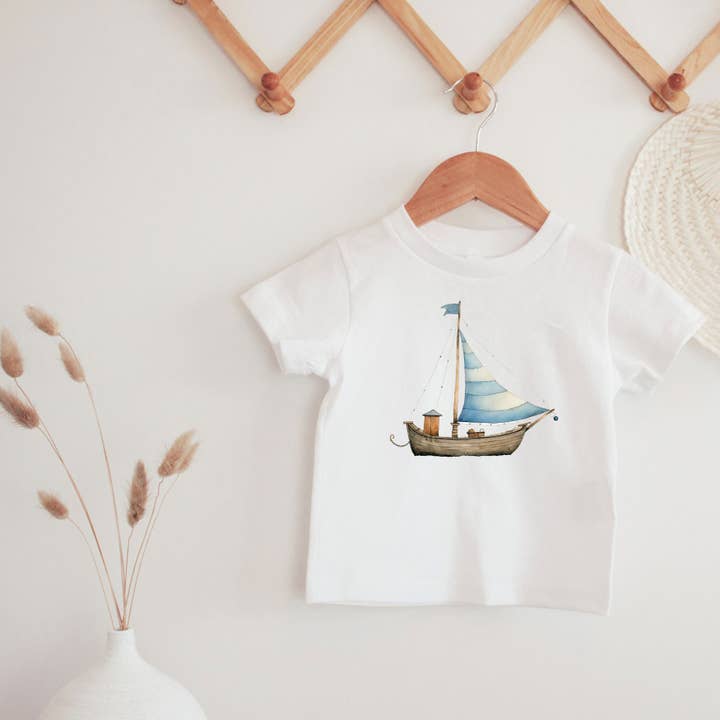Sailboat Tee for wholesale by ChubbyBubbyBear