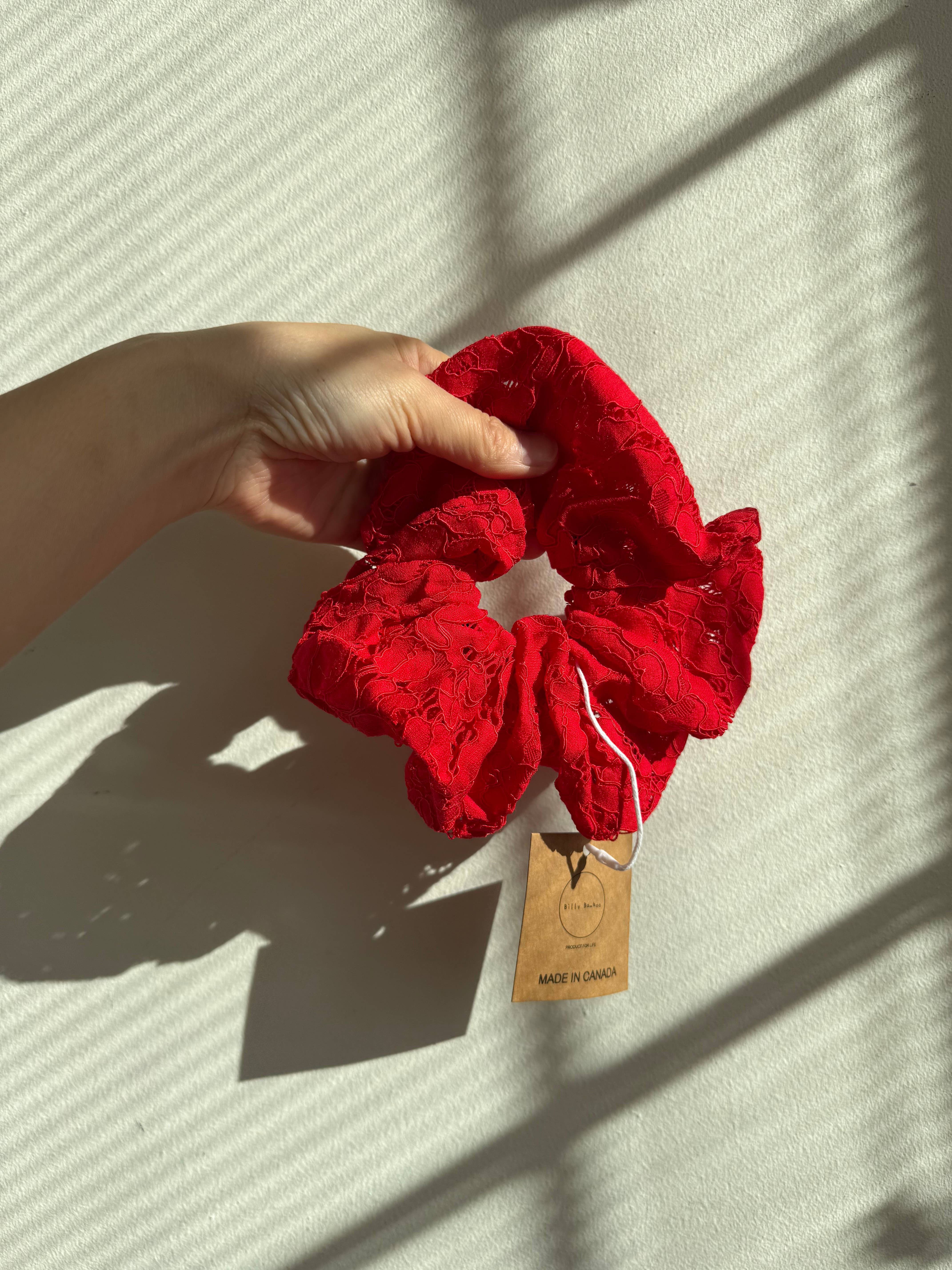 Billy Bamboo – wholesale Scrunchie - Women’s – LACE SCRUNCHIES - neutral9