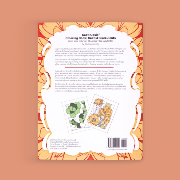 Cacti Oasis© - Wholesale Coloring & Activity Book - Adult - The Cacti Oasis© Coloring Book: Cacti & Succulents10