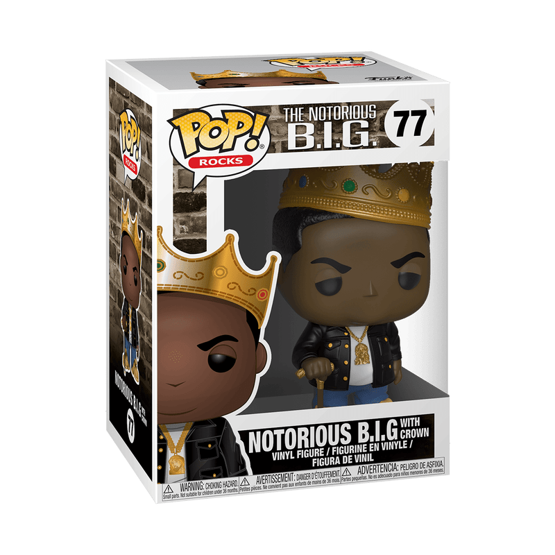 Fundom - Wholesale Figurine Toy - Kids - Funko Pop! Rocks: The Notorious B.I.G. with Crown #771