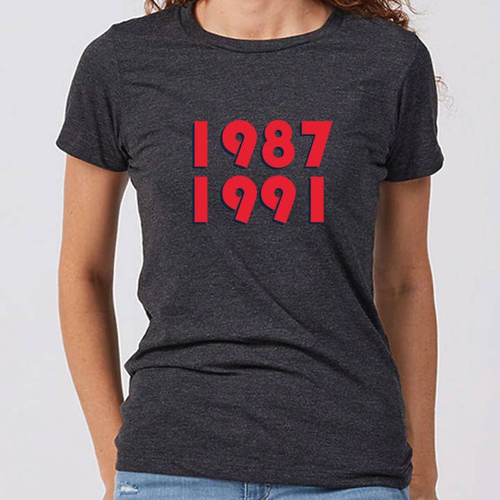1987 1991 Minnesota Women's T-Shirt for wholesale by Minnesota Awesome